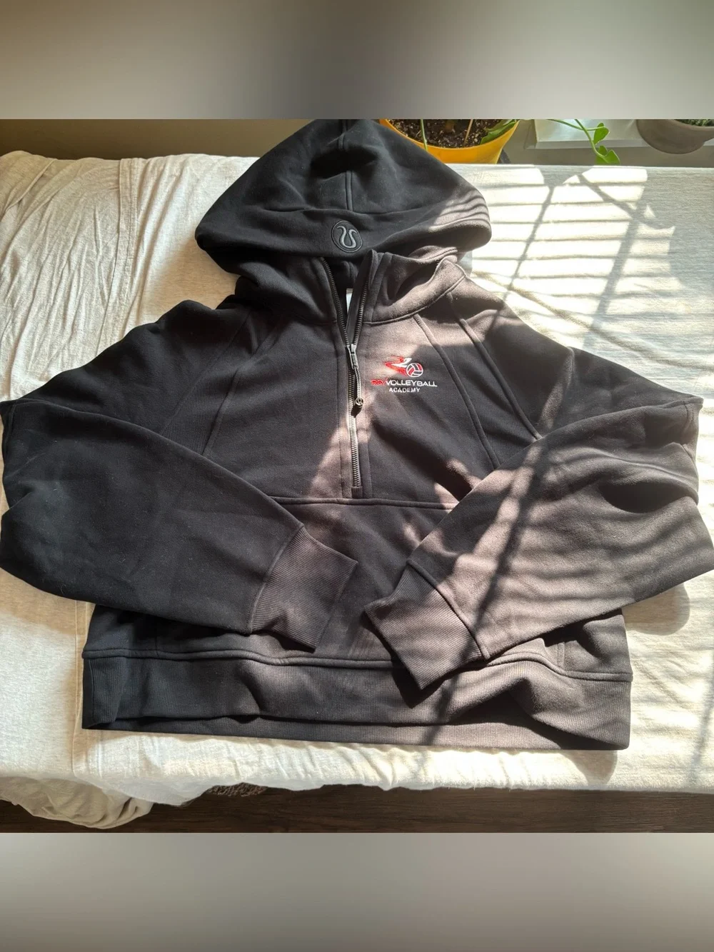 Lululemon Scuba Oversized Half Zip Hoodie M/L Rev Volleyball Academy